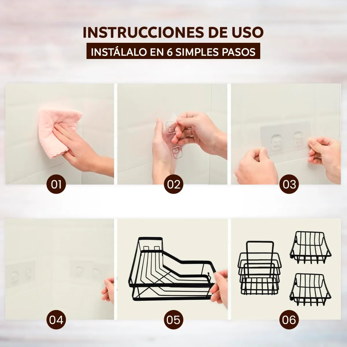Organizador de baño set de 5 - Imagen 9