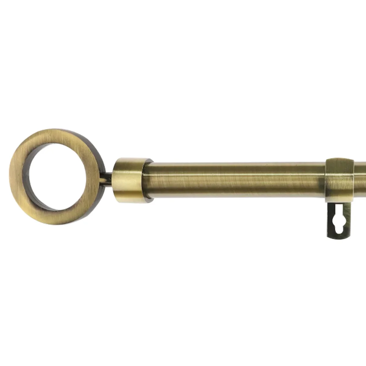 Barra De Cortinas Universal Extensible Acero Aro. Dorado
