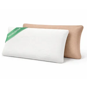 Almohada viscoelástica Suave y Relajante Aloe Vera Fresh 3D, Doble Cara- 90cm Pack 2
