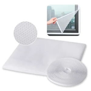 Mosquitera para Ventana, Autoadhesiva, Color Blanco