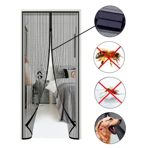Mosquitera para Puerta Imantada, Cierre Magnético Automático. Ideal para Balcón, Patio, Salón