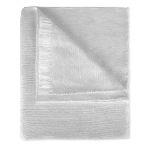 Colcha Plaid Multiusos, Jarapas para Sofá- Liso Gris Claro