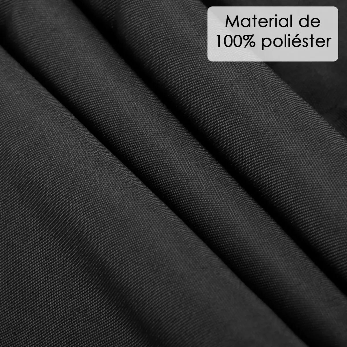 Mantel Antimanchas, Rectangular, Resistente, Impermeable- Negro - Imagen 4