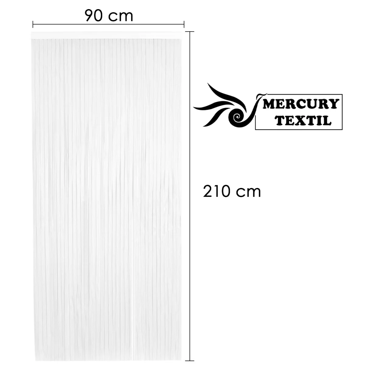 Cortinas para Interior o Exterior Modelo Kalia, PVC- Transparente+Filo Blanco K7 - Imagen 4
