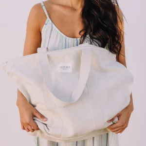 Bolsa de playa algodón efecto brillo Lurir