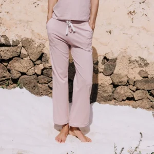 Pantalón de punto de algodón con lazo Vega