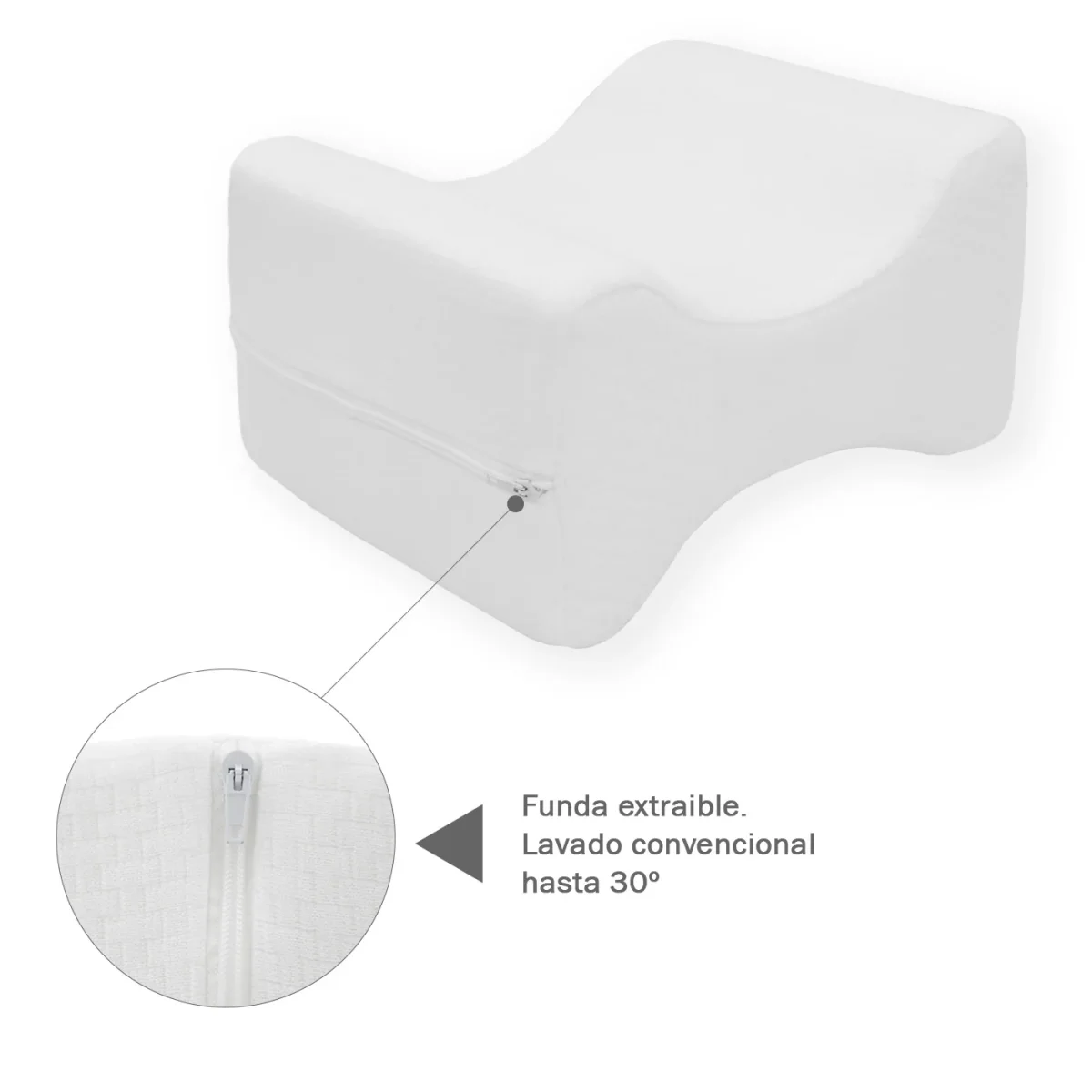 Almohada ortopédica viscoelástica para piernas - Imagen 6