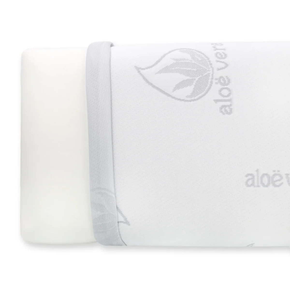 Almohada viscoelástica con tejido de Aloe Vera - 90 cm - Imagen 4