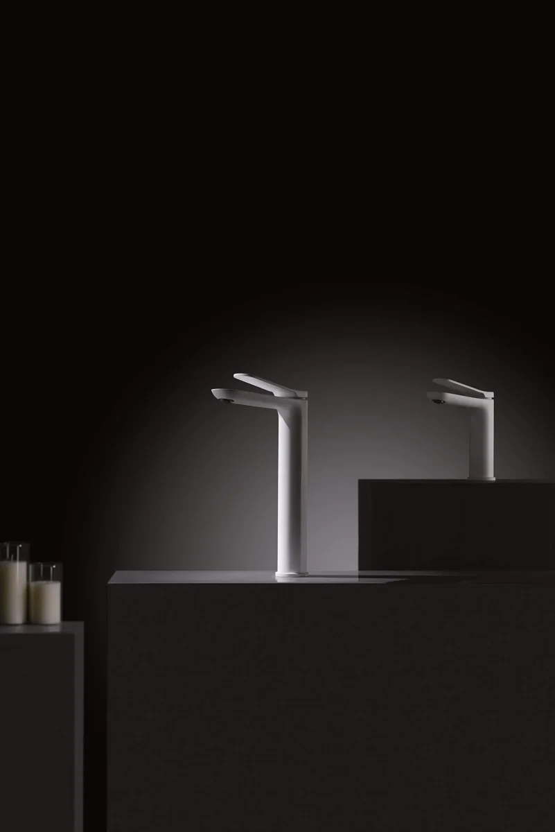 Grifo Lavabo IMEX Dinamarca BDR031-1BL Blanco Mate - Imagen 3