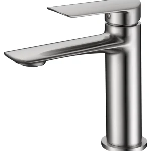 Grifo Lavabo IMEX Ural BDG040-1NQ Níquel Cepillado