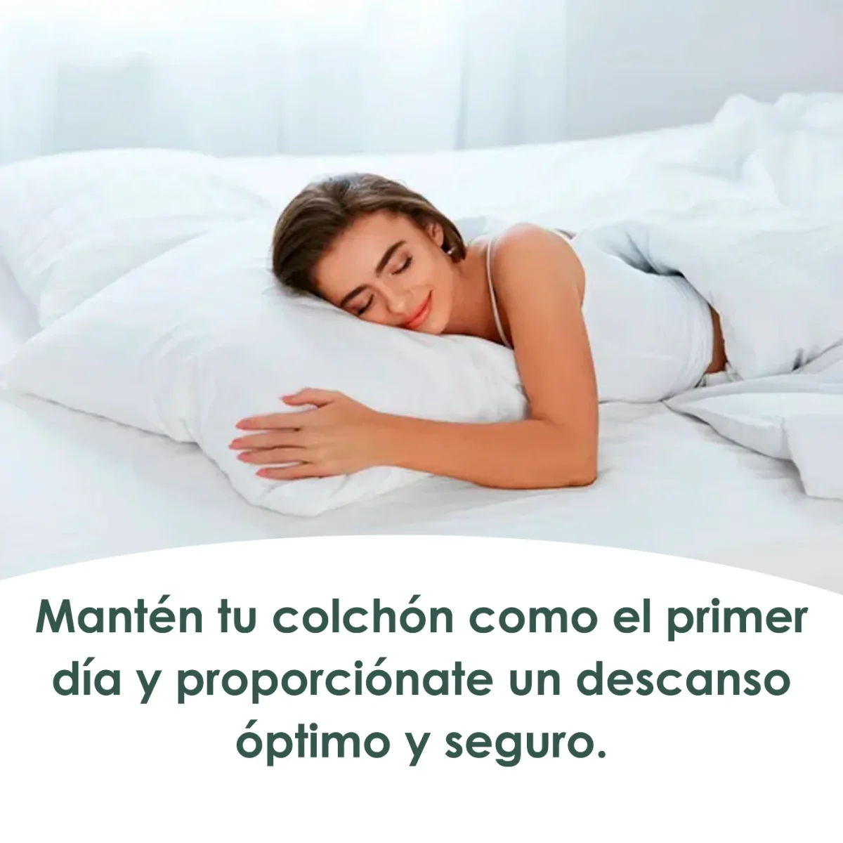 Protector de colchón de Rizo 100% Poliéster-Cama 105 - Imagen 7
