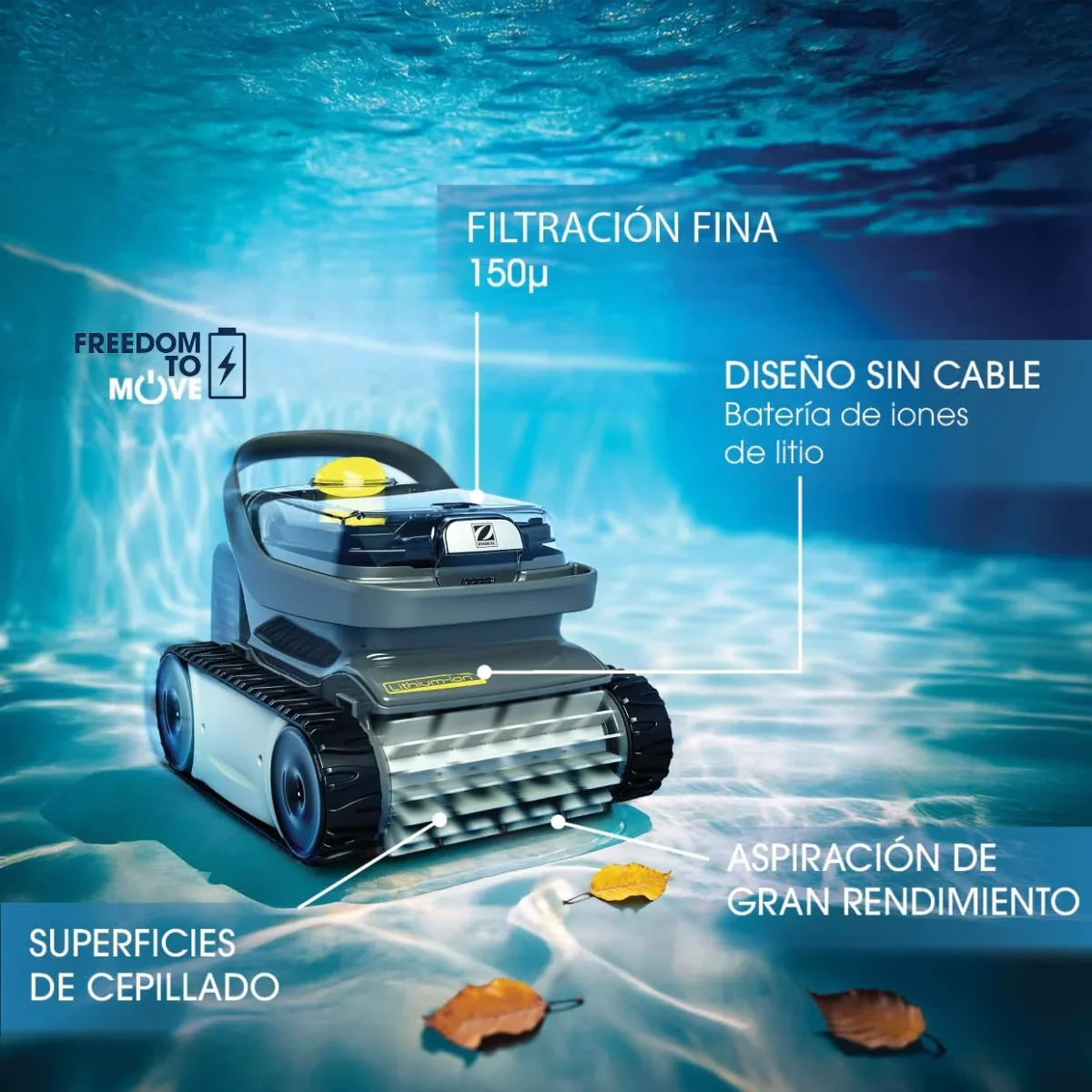 Limpiafondos Piscina Zodiac Pixel OP 32 WR000625 - Imagen 7