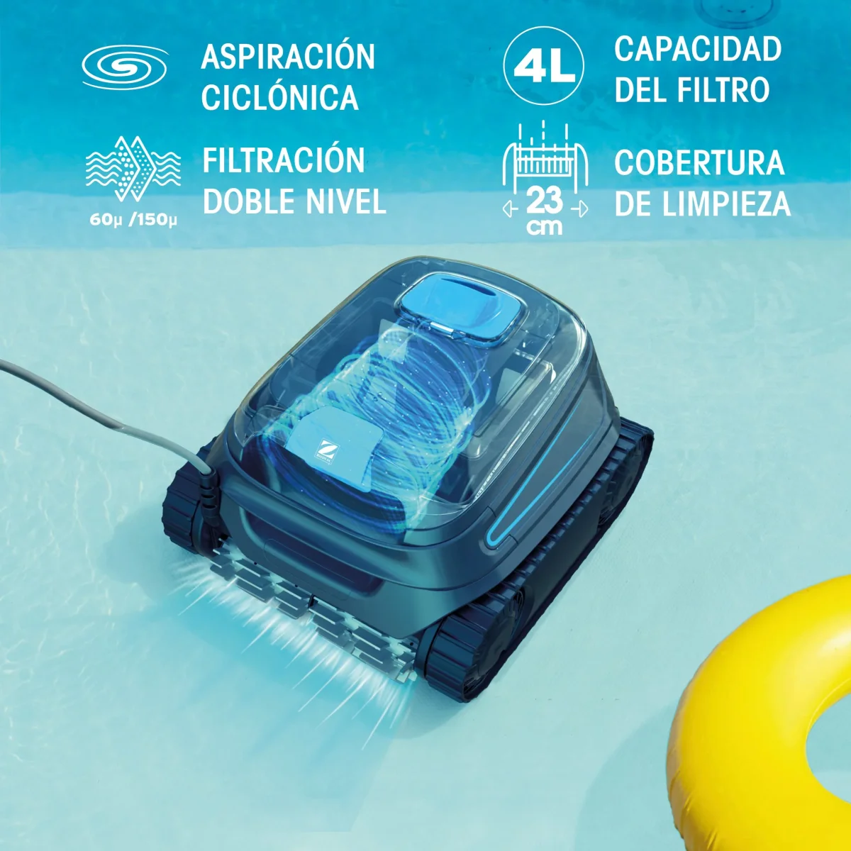 Robot Limpiafondos Zodiac CNX 30 iQ WR000357 - Imagen 4