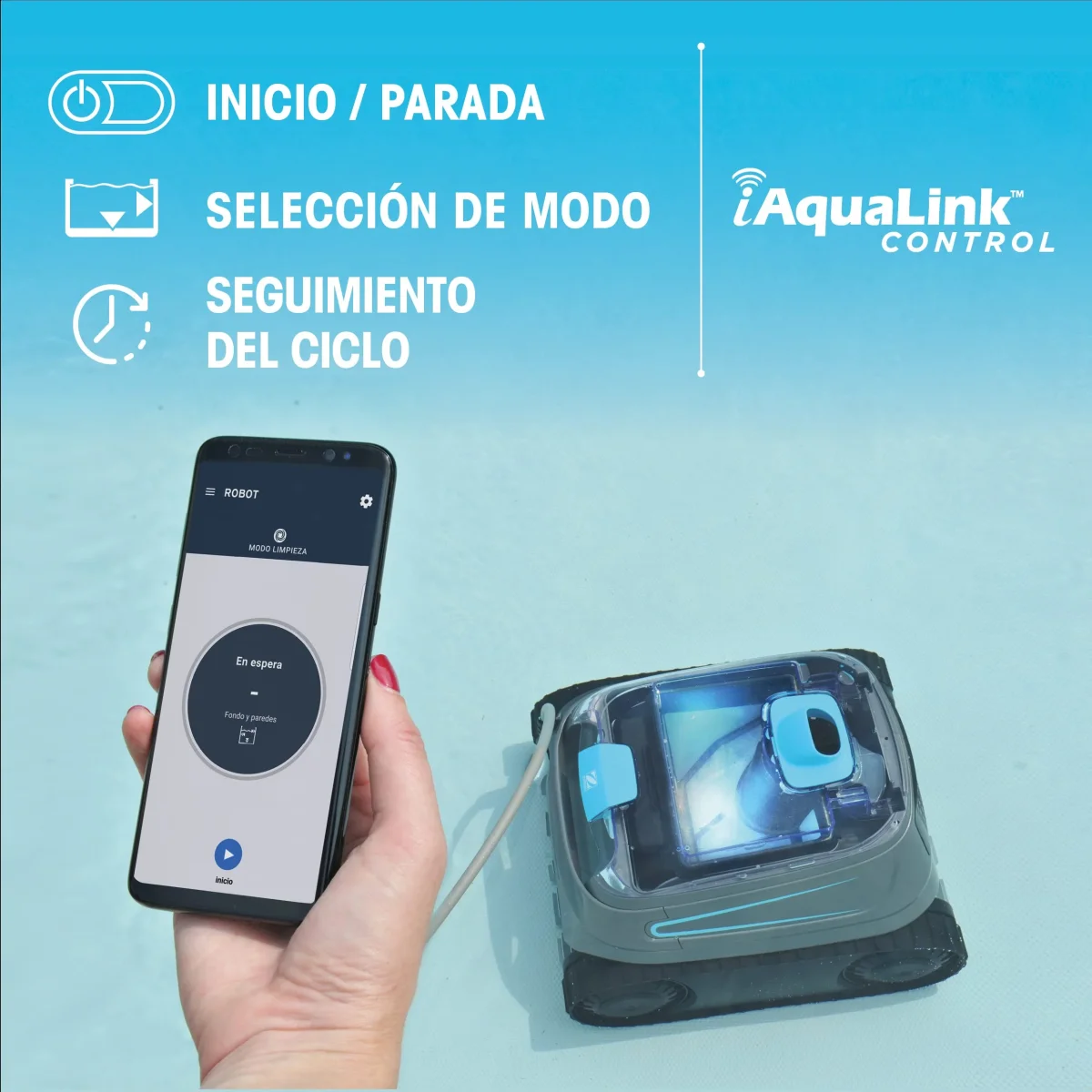 Robot Limpiafondos Zodiac CNX 30 iQ WR000357 - Imagen 5