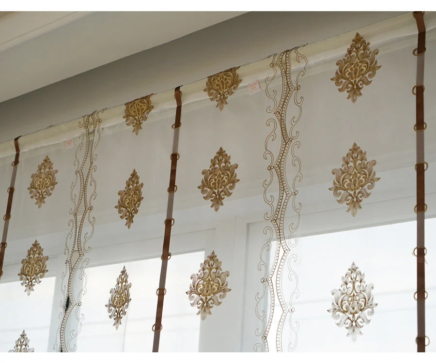 Visillo Plegable Bordado para Salón - Imagen 7