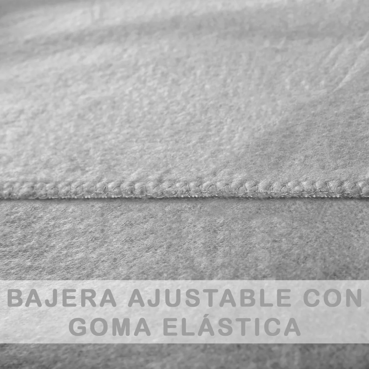 Juego de sábanas de 3 Piezas Invierno- Rayas Gris - Imagen 4
