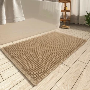 Alfombra de Baño con Diseño Gofre Super Absorbente