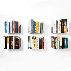 Juego de 6 - Estante para libros Alysa 30cm