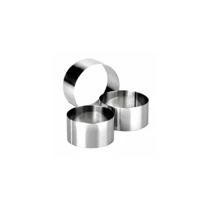 Aro de Emplatar Redondo 12x4,5 cm Acero Inox