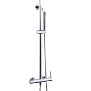 Barra de Ducha Monomando IMEX Monza Cromada Rociador Ø20 cm