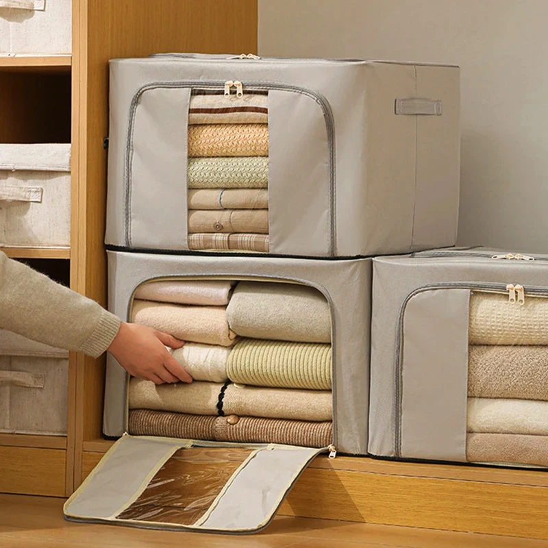 Caja Organizadora de Ropa con Ventana Transparente