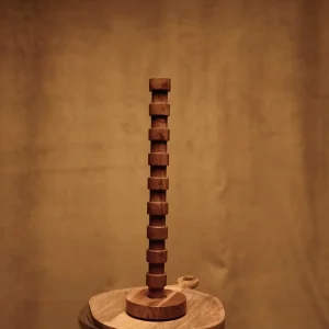 Candelabro de Madera de Mango Estilo Japandi Contenporáneo - varios tamaños
