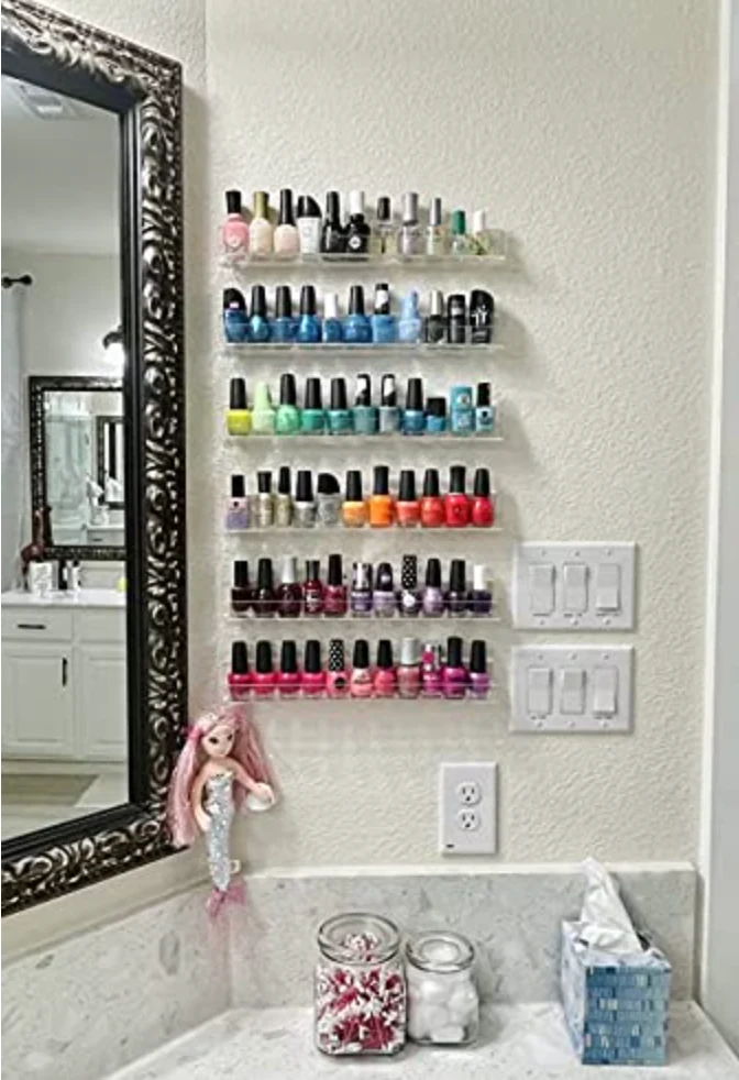 Estantes de Acrilico para Esmaltes de Uñas Set de 4 - Imagen 6