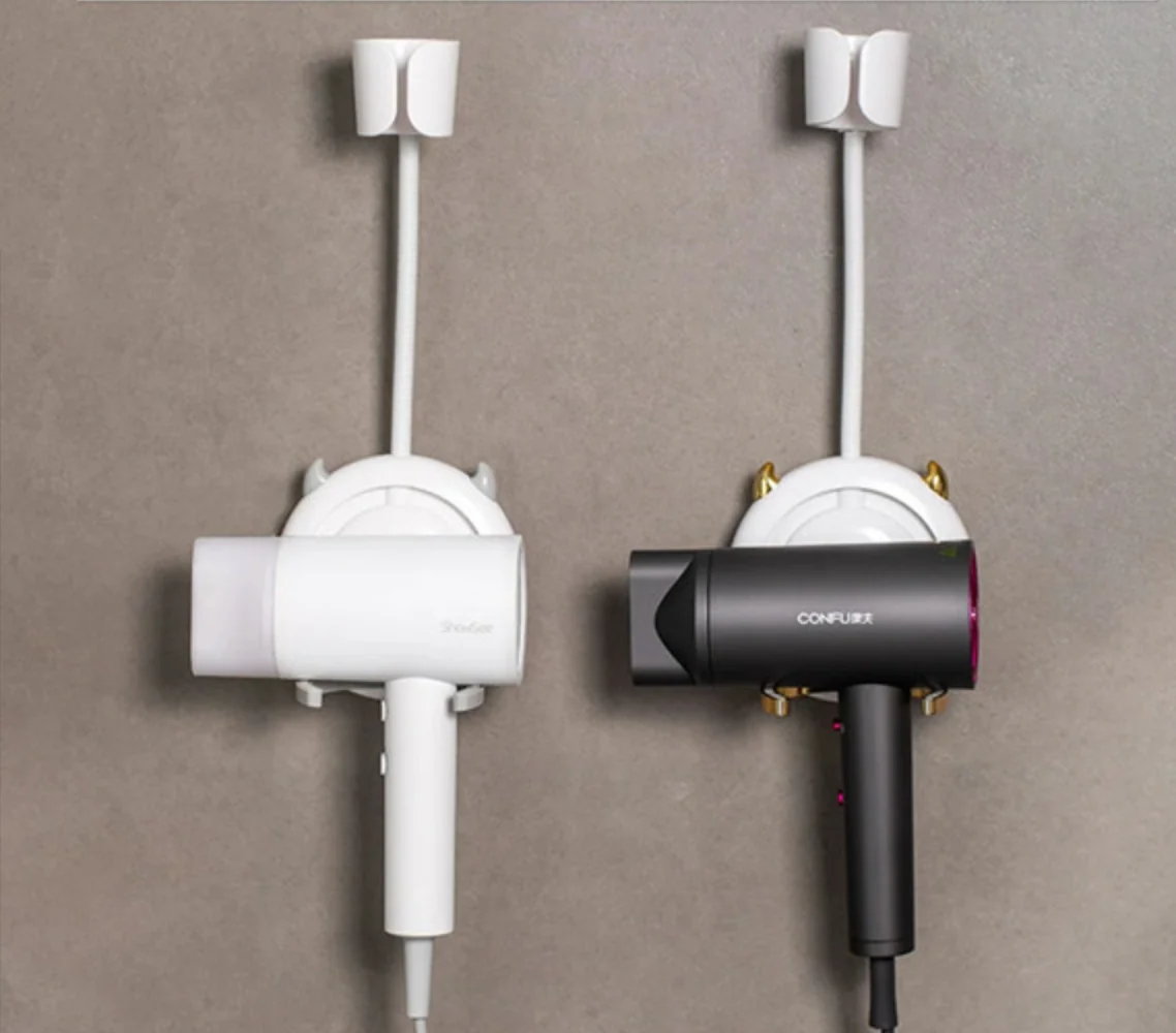 Soporte Pared Ajustable para Secador de Pelo - Imagen 9