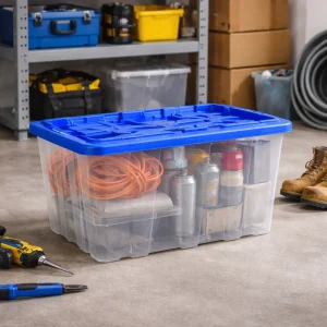 Caja organizadora trasparente 57 Litros