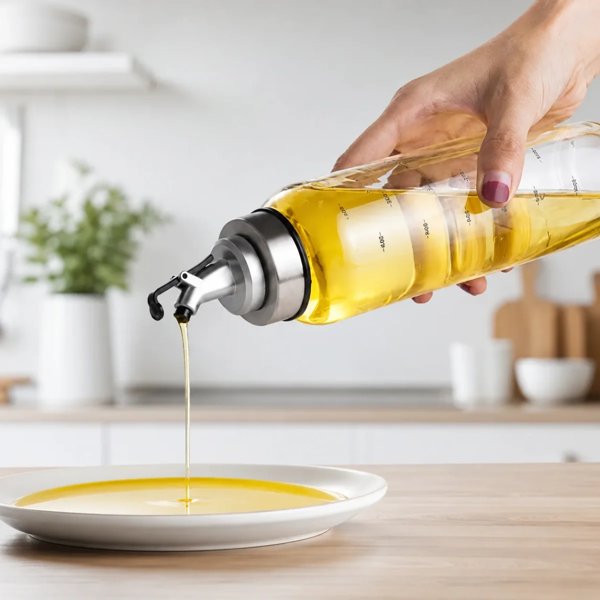 Dispensador de Aceite de Vidrio 500 ml - Imagen 3