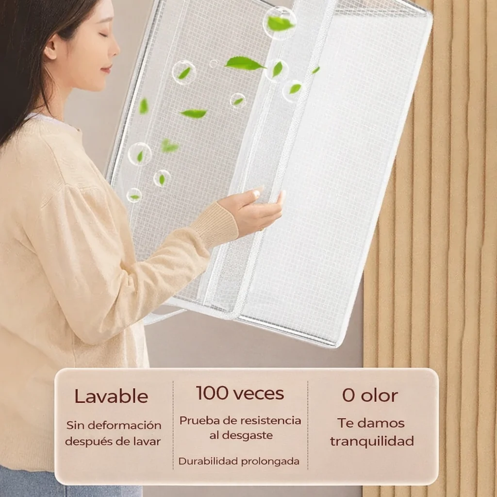 Organizadora plegable de ropa con tapa - Imagen 6