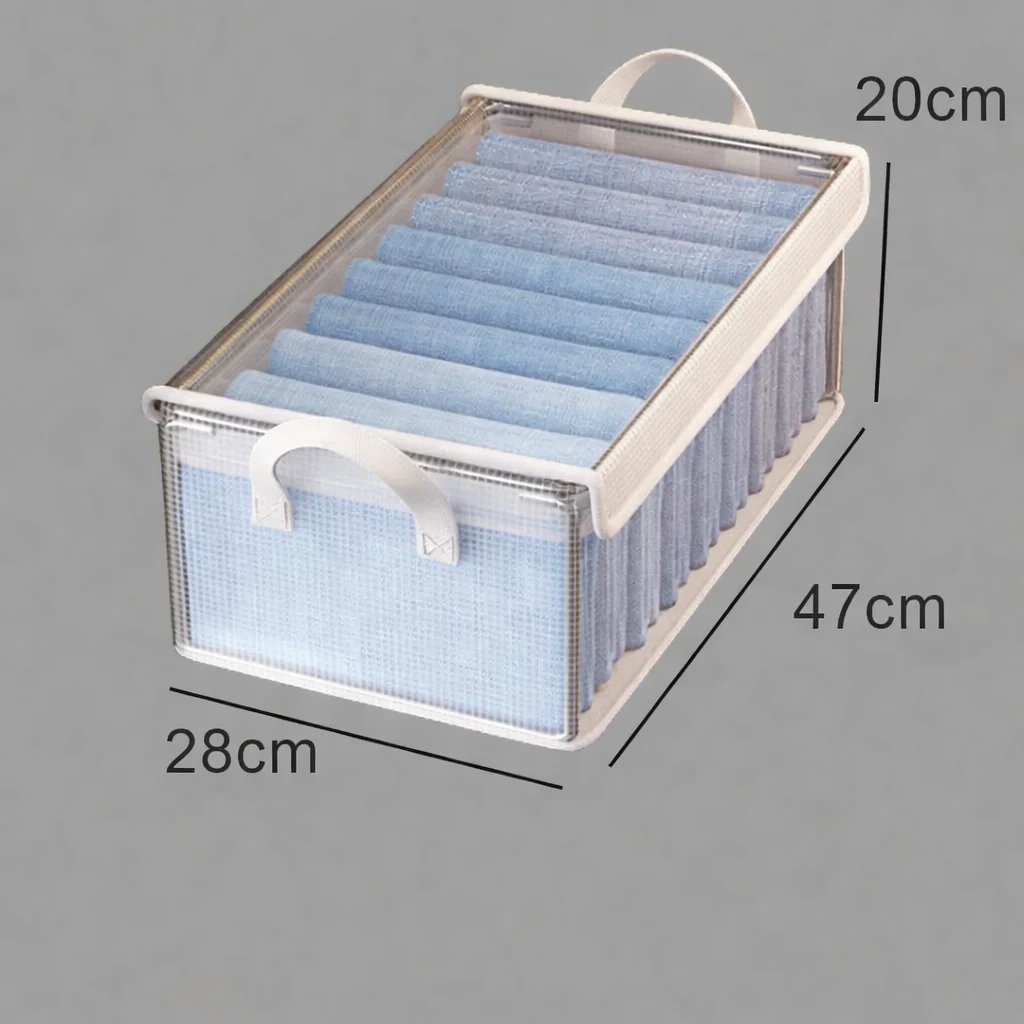 Organizadora plegable de ropa con tapa - Imagen 8