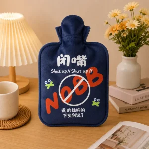 Bolsa de agua caliente afelpada