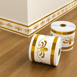Cinta Adhesiva Decorativa para Zócalos y Paredes