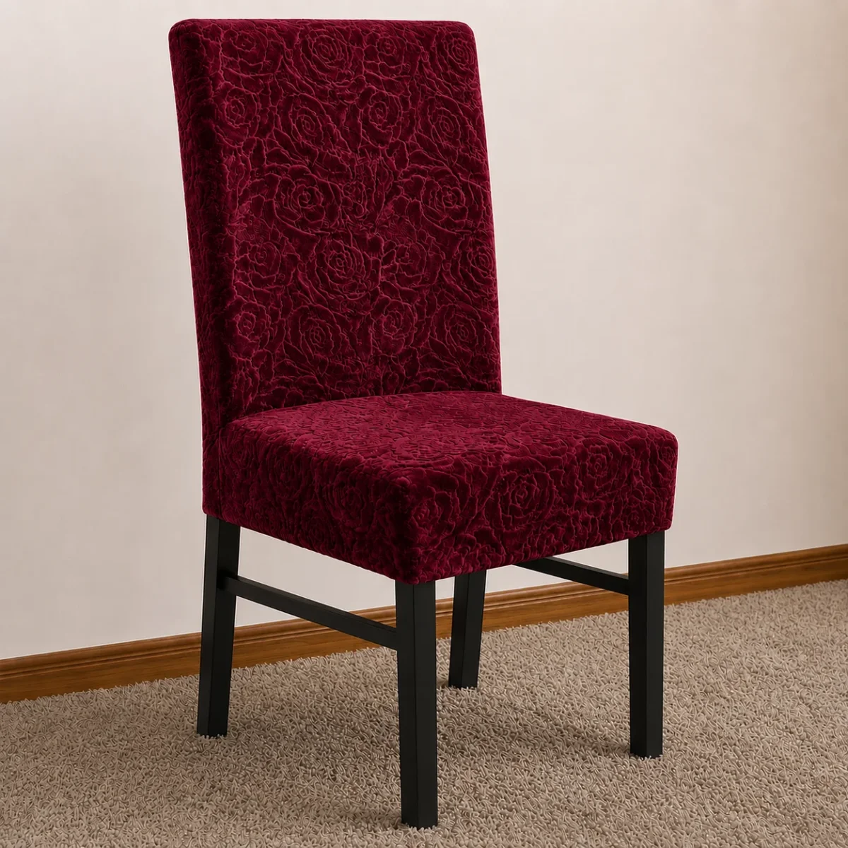 Funda Elástica para Silla con Diseño Floral - Imagen 3