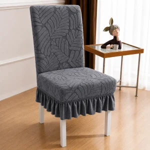 Funda para Silla con Diseño Hojas