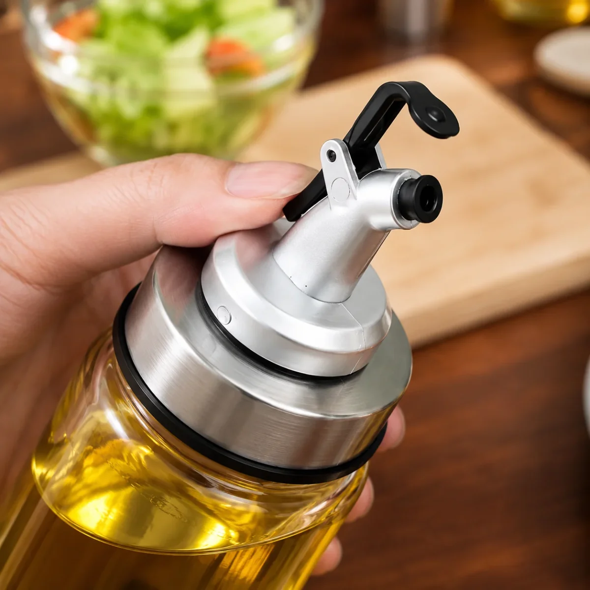 Dispensador de Aceite de Vidrio 500 ml - Imagen 4
