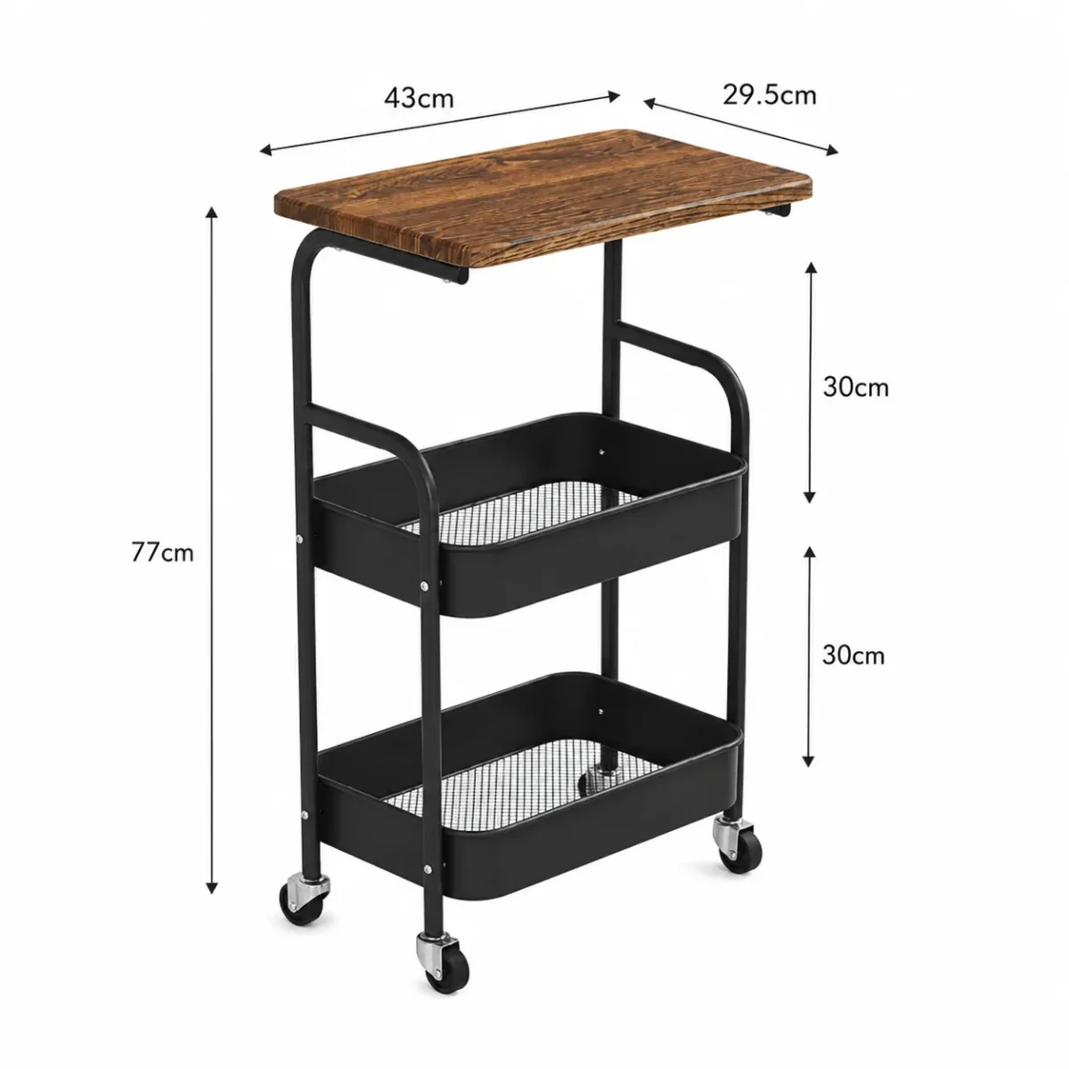 Mesa Auxiliar Organizadora con Ruedas - Imagen 9