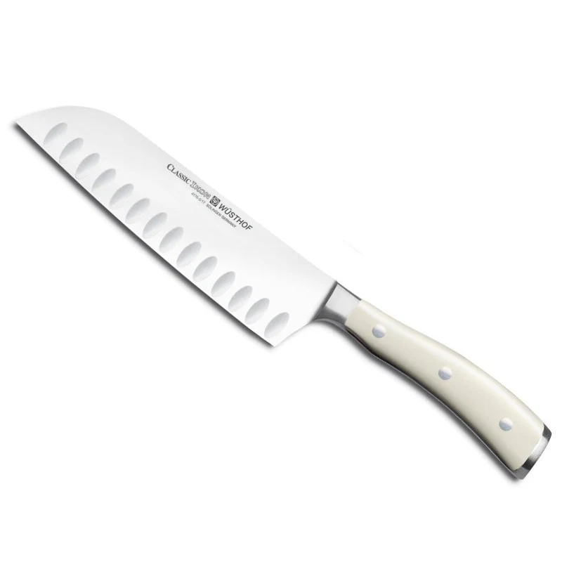 Cuchillo Santoku Wusthof Ikon Creme - Imagen 3