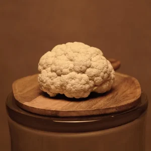 Coliflor decorativa de resina