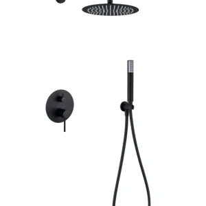 Columna Ducha Empotrada IMEX Monza GPM039NG Negro Mate