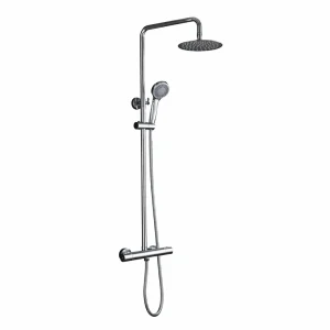 Columna de Ducha Termostático IMEX Kent BTK017 Cromo