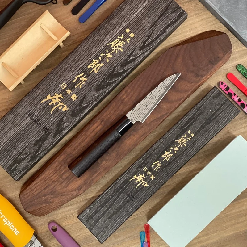 Cuchillo Pelador 9 cms Tojiro Shippu Black - Imagen 2