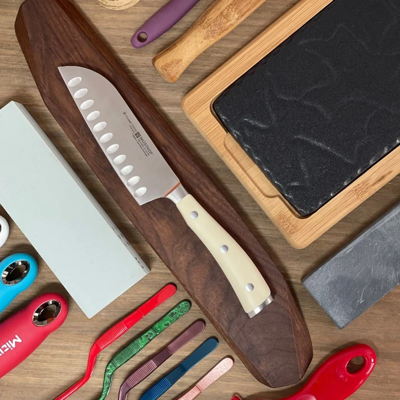 Cuchillo Santoku Wusthof Ikon Creme