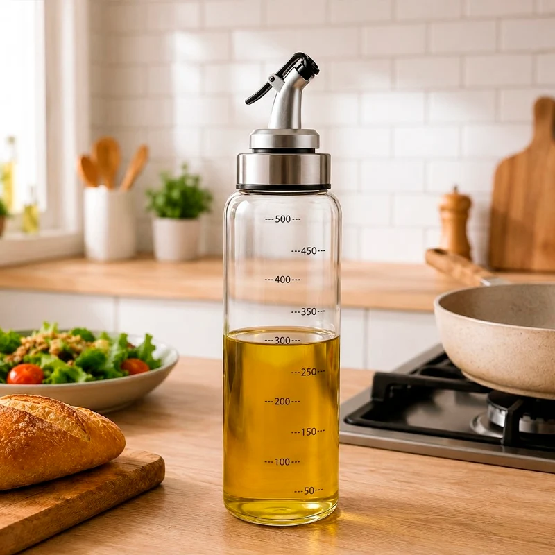 Dispensador de Aceite de Vidrio 500 ml