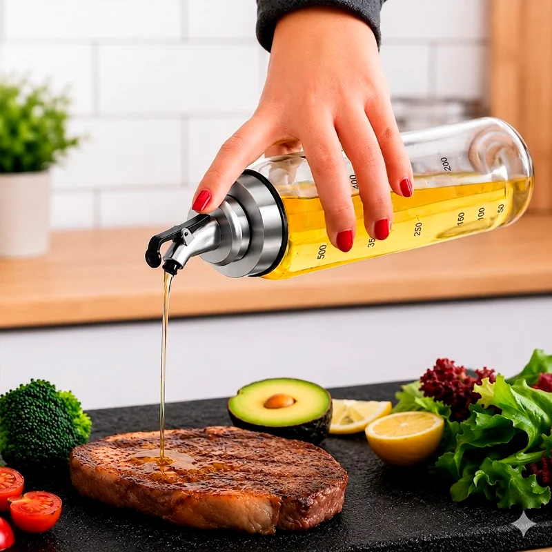 Dispensador de Aceite de Vidrio 500 ml - Imagen 5
