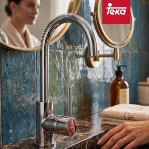 Kiwo ALAIOR, monomando fregadero caño alto