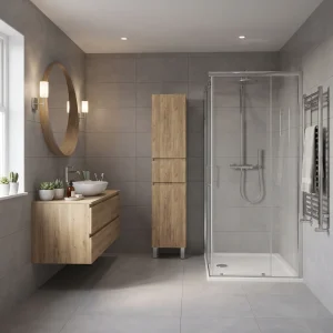 Armario moderno de baño modelo Boreal