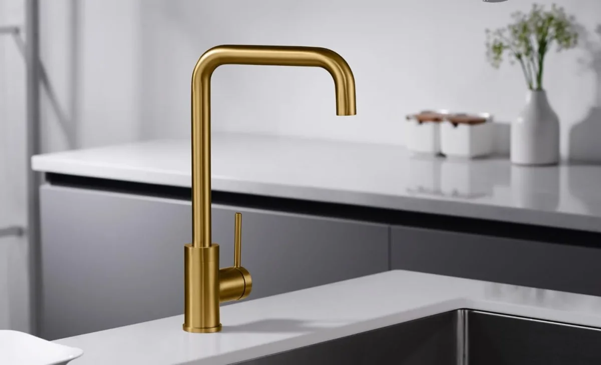 Grifo Cocina IMEX Loira GCR004 Oro Cepillado - Imagen 5