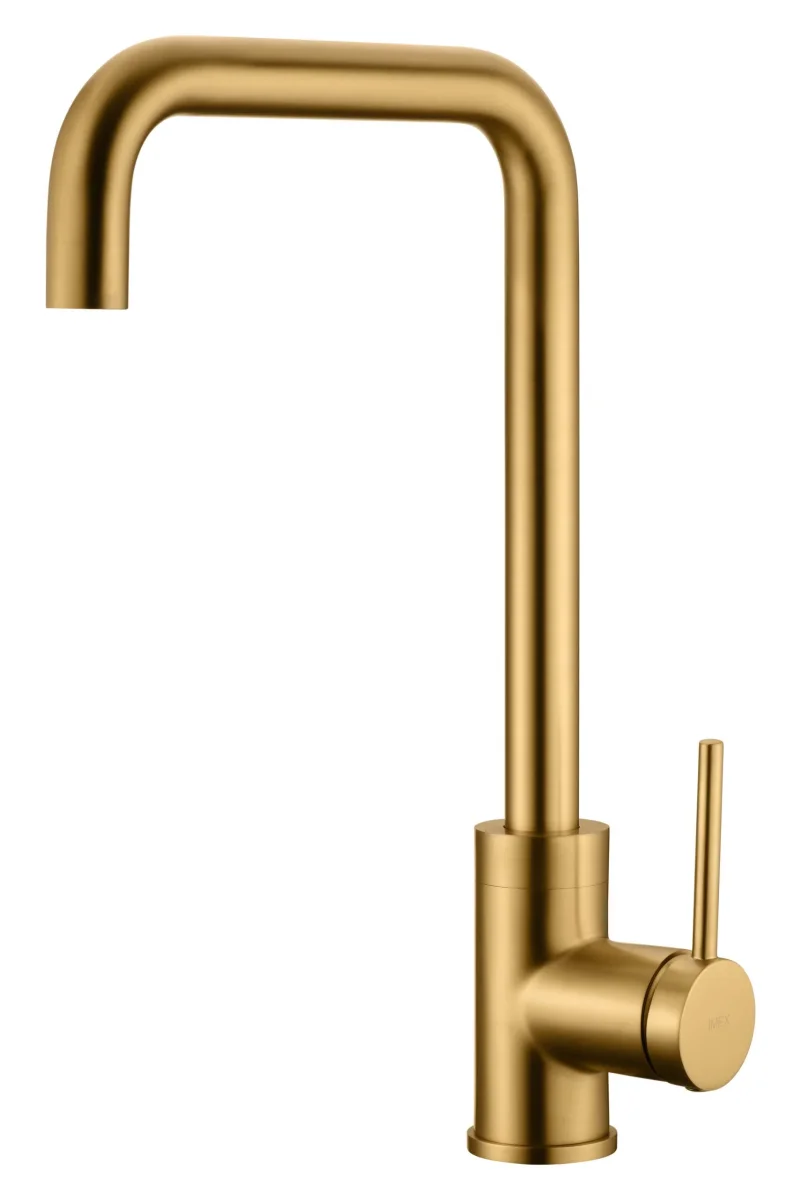 Grifo Cocina IMEX Loira GCR004 Oro Cepillado